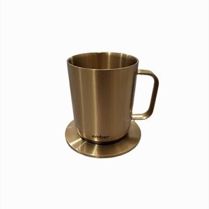 Ember Gold Mug with Saucer